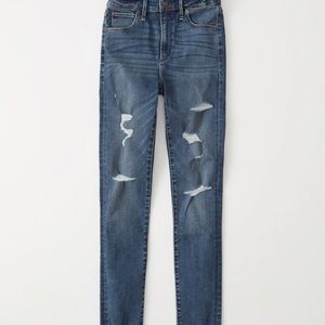 Abercrombie High Rise Super Skinny Ankle Jeans